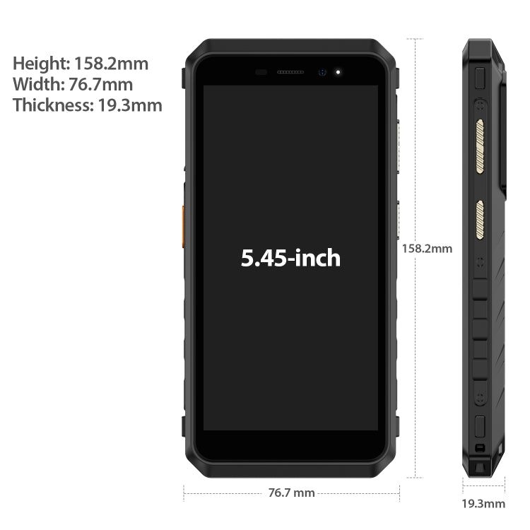 [HK Warehouse] Ulefone Power Armor X11 Rugged Phone, 4GB+32GB, IP68/IP69K Waterproof Dustproof Shockproof,  8150mAh Battery, 5.45 inch Android 13 MediaTek Helio A22 Quad Core up to 2.0GHz, Network: 4G, OTG, NFC, Global Version with Google Play(Black) - Ulefone by Ulefone | Online Shopping UK | buy2fix