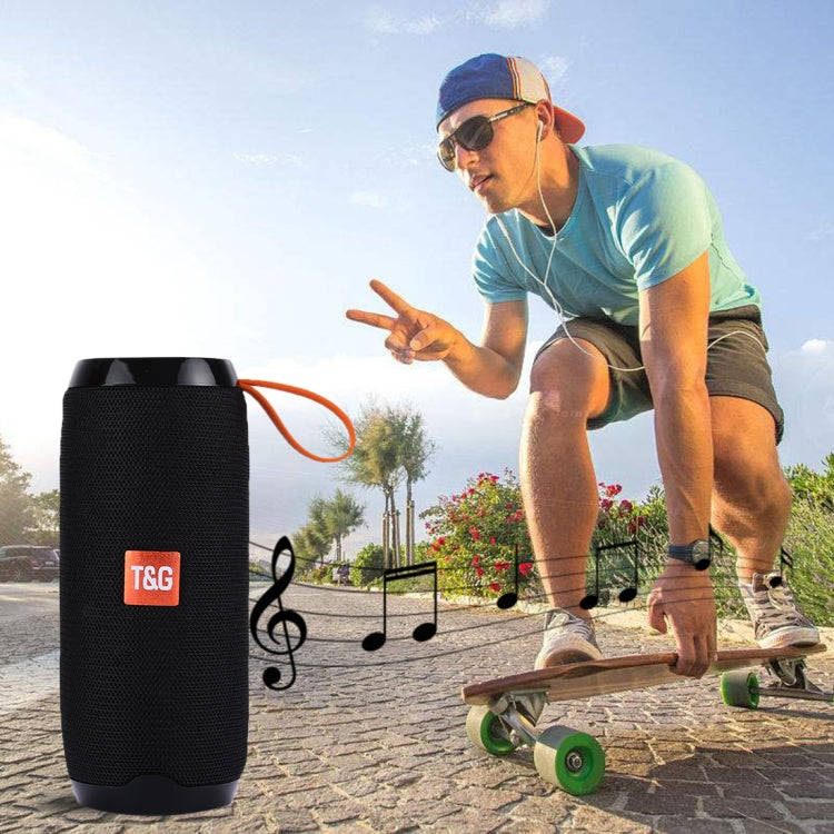 T&G TG106 Portable Wireless Bluetooth V4.2 Stereo Speaker with Handle, Built-in MIC, Support Hands-free Calls & TF Card & AUX IN & FM, Bluetooth Distance: 10m - Desktop Speaker by T&G | Online Shopping UK | buy2fix