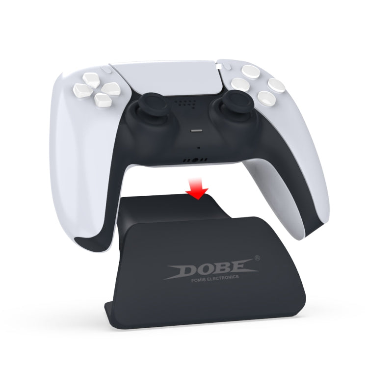 DOBE TP5-0537B Gamepad Controller Holder with Cable For PS5(White) - Holder by DOBE | Online Shopping UK | buy2fix