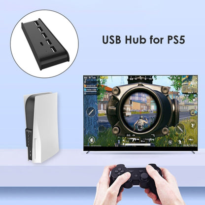 KJH P5-008 6 in 1 USB Splitter Expander Hub Adapter For PS5 - Adapter & Cables by buy2fix | Online Shopping UK | buy2fix