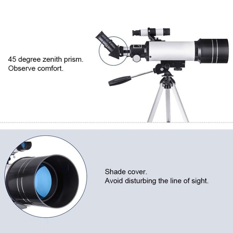 WR852 16x/66x70 High Definition High Times Astronomical Telescope with Tripod(Blue) - Monocular Binoculars by buy2fix | Online Shopping UK | buy2fix