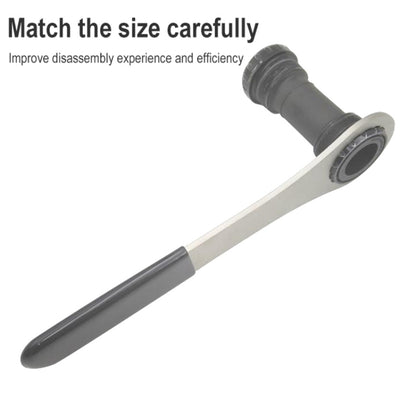 BIKERSAY BB49-12 Bicycle Repair Tools Multi-function Wrench Tool Stainless Steel Axis Spanner - Outdoor & Sports by BIKERSAY | Online Shopping UK | buy2fix