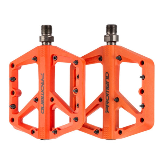 PROMEND PD-M42 1 Pair Mountain Bicycle Nylon High-speed Bearing Pedals(Orange) - Outdoor & Sports by PROMEND | Online Shopping UK | buy2fix