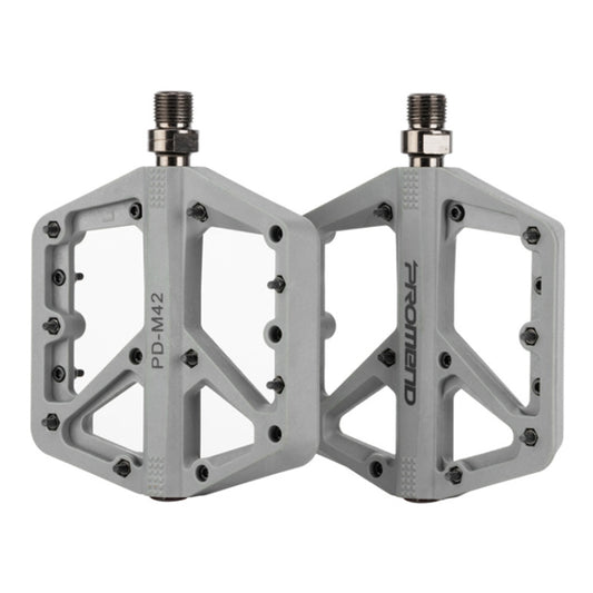 PROMEND PD-M42 1 Pair Mountain Bicycle Nylon High-speed Bearing Pedals(Grey) - Outdoor & Sports by PROMEND | Online Shopping UK | buy2fix