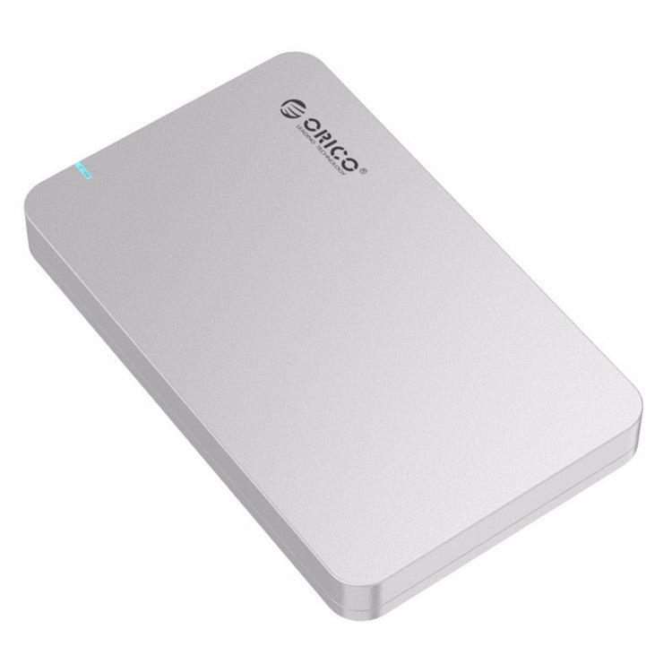 ORICO 2569S3 USB3.0 Micro-B External Hard Disk Box Storage Case for 9.5mm 2.5 inch SATA HDD / SSD(Silver) - HDD Enclosure by ORICO | Online Shopping UK | buy2fix