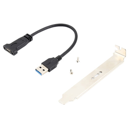 USB-C / Type-C Female to USB 3.0 Male Computer Expansion Chassis Cable with Baffle - Computer & Networking by buy2fix | Online Shopping UK | buy2fix