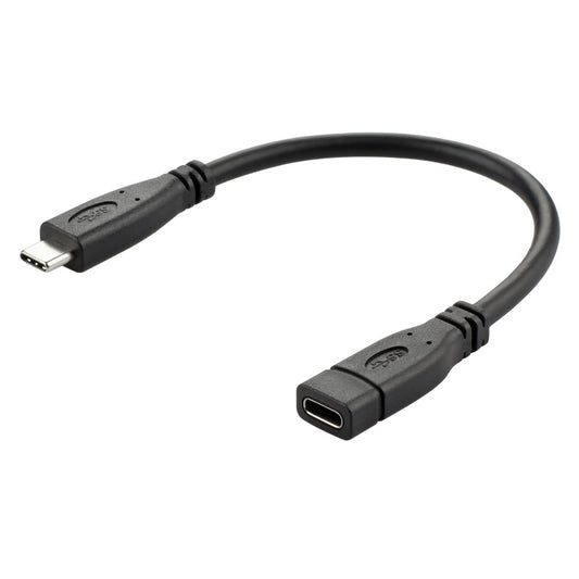 USB 3.1 Type-C / USB-C Male to Type-C / USB-C Female Gen2 Adapter Cable, Length: 20cm - Computer & Networking by buy2fix | Online Shopping UK | buy2fix