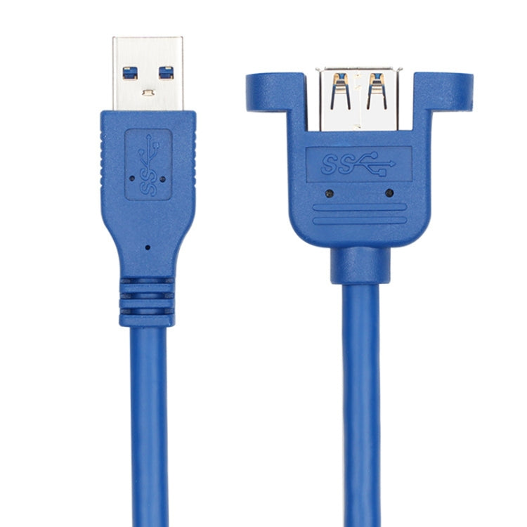 USB 3.0 Male to Female Extension Cable with Screw Nut, Cable Length: 60cm - USB 3.0 by buy2fix | Online Shopping UK | buy2fix