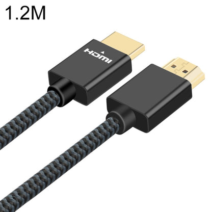 ULT-unite Gold-plated Head HDMI 2.0 Male to Male Nylon Braided Cable, Cable Length: 1.2m(Black) - Cable by ult-unite | Online Shopping UK | buy2fix