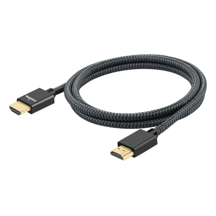 ULT-unite Gold-plated Head HDMI 2.0 Male to Male Nylon Braided Cable, Cable Length: 1.2m(Black) - Cable by ult-unite | Online Shopping UK | buy2fix