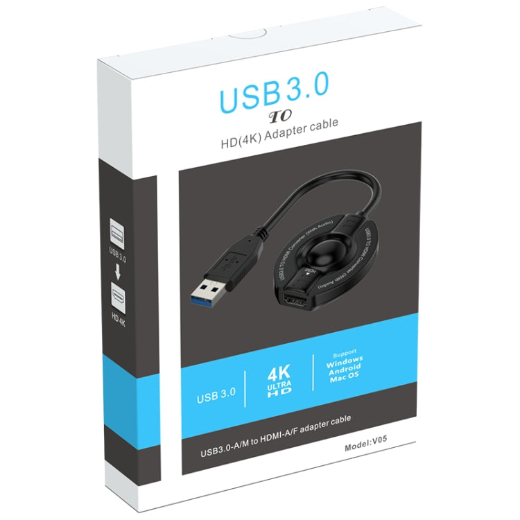 V05 USB 3.0 to HDMI Adapter Cable - Computer & Networking by buy2fix | Online Shopping UK | buy2fix