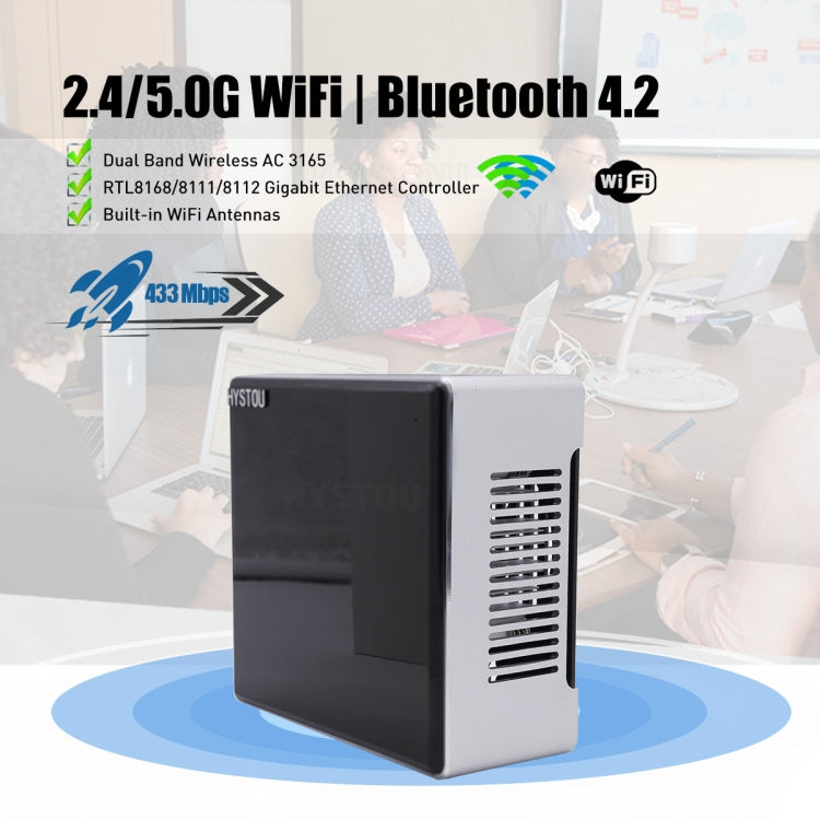 HYSTOU M5 Windows 7/8/10 / WES7/10/Linux System Mini PC, Intel Core i9-10880H 6 Core 12 Threads up to 5.0GHz, 64GB RAM+1TB SSD, UK Plug - Windows Mini PCs by HYSTOU | Online Shopping UK | buy2fix