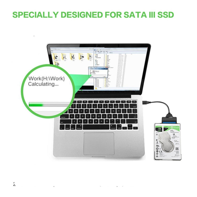 USB-C / Type-C 3.1 Male to SATA (15 Pin + 7 Pin) HDD Data Converter Cable, Length: 20cm - Computer & Networking by buy2fix | Online Shopping UK | buy2fix