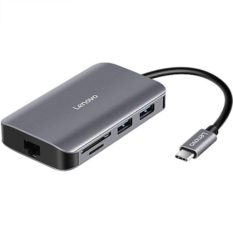 Lenovo F1-C08 8 In 1 Type-C / USB-C to HDMI Multi-function Converter Hub - USB HUB by Lenovo | Online Shopping UK | buy2fix