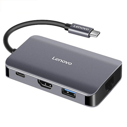 Lenovo F1-C08 8 In 1 Type-C / USB-C to HDMI Multi-function Converter Hub - USB HUB by Lenovo | Online Shopping UK | buy2fix