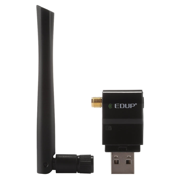 EDUP EP-AC1635 600Mbps Dual Band Wireless 11AC USB Ethernet Adapter 2dBi Antenna for Laptop / PC(Black) -  by EDUP | Online Shopping UK | buy2fix