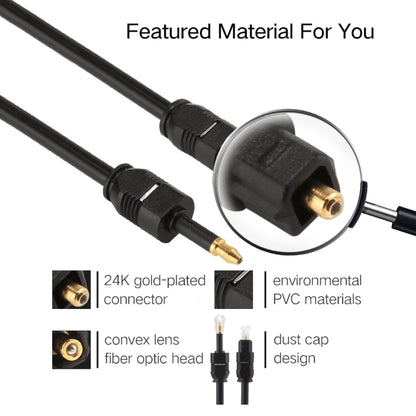 5m OD4.0mm Toslink Male to 3.5mm Mini Toslink Male Digital Optical Audio Cable -  by buy2fix | Online Shopping UK | buy2fix