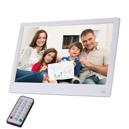 11.6 inch FHD LED Display Digital Photo Frame with Holder & Remote Control, MSTAR V56 Program, Support USB / SD Card Input (White) - Consumer Electronics by buy2fix | Online Shopping UK | buy2fix