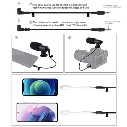 PULUZ 4 in 1 Bluetooth Handheld Vlogging Live Broadcast LED Selfie Light Smartphone Video Rig Kits with Microphone + Tripod Mount + Cold Shoe Tripod Head for iPhone, Galaxy, Huawei, Xiaomi, HTC, LG, Google, and Other Smartphones(Blue) - Camera Cage by PULUZ | Online Shopping UK | buy2fix