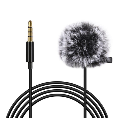 PULUZ 1.5m 3.5mm Jack Lavalier Wired Condenser Recording Microphone - Microphone by PULUZ | Online Shopping UK | buy2fix