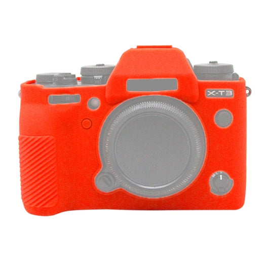 PULUZ Soft Silicone Protective Case for FUJIFILM XT3(Red) - Protective Case by PULUZ | Online Shopping UK | buy2fix