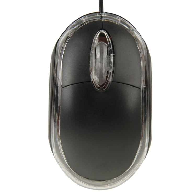 1000dpi Colorful Light USB Scroll Wheel Optical Mouse(Black) - Wired Mice by buy2fix | Online Shopping UK | buy2fix