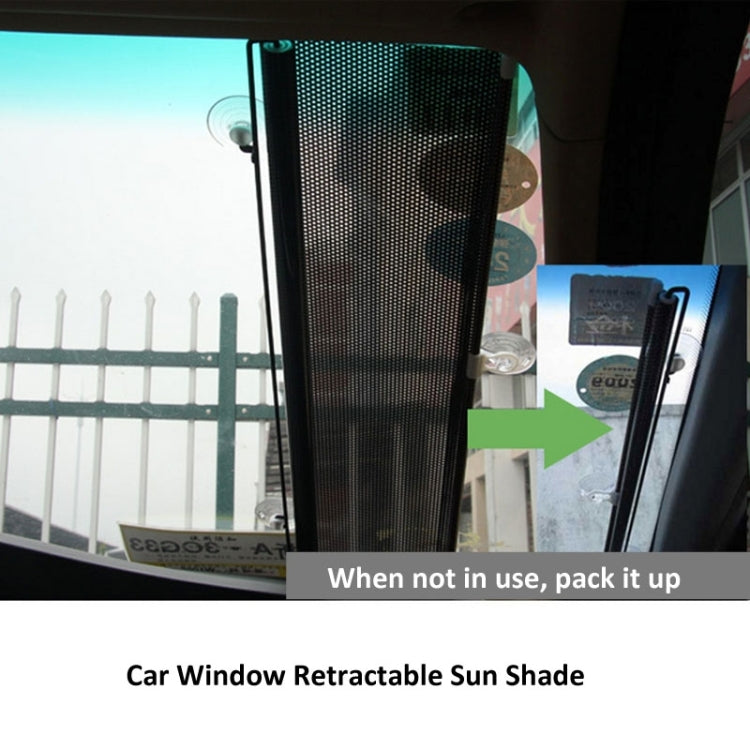 Retractable Car Window Sun Shade for Automobile Front Windshield, Size: 125cm x 58cm, Random Color Delivery - Window Foils & Solar Protection by buy2fix | Online Shopping UK | buy2fix