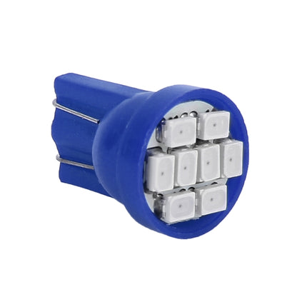 10 PCS T10 8 LED Car Signal Light Bulb(Blue) - In Car by buy2fix | Online Shopping UK | buy2fix