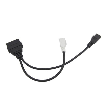 2 x 2 Pin to 16 Pin OBDII Diagnostic Cable for Audi - In Car by buy2fix | Online Shopping UK | buy2fix