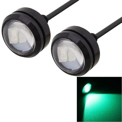 2 PCS 22.5mm 1.5W 150LM Green Light 3 LED SMD 5630 Spotlight Eagle Eye Light Daytime Running Light for Vehicles - In Car by buy2fix | Online Shopping UK | buy2fix