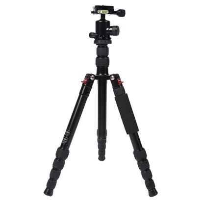 Triopo MT-2505C Adjustable Portable Aluminum Tripod with NB-1S Ball Head for Canon Nikon Sony DSLR Camera(Black) - Tripods by TRIOPO | Online Shopping UK | buy2fix