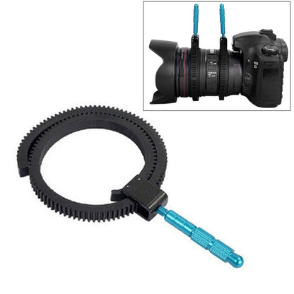 2 PCS Rubber Follow Focus Lens Gear Ring Hand Grip - Camera Accessories by buy2fix | Online Shopping UK | buy2fix