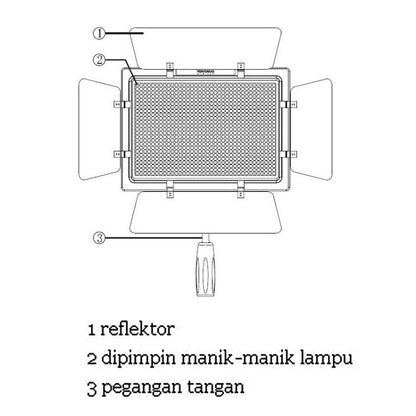 YONGNUO YN900 900pcs LED Illumination Dimming Studio 3200K-5500K Video Light -  by YONGNUO | Online Shopping UK | buy2fix