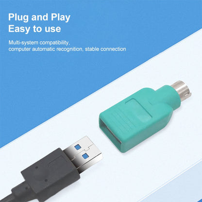 10 pcs USB Female to PS Male Convertor Plug -  by buy2fix | Online Shopping UK | buy2fix