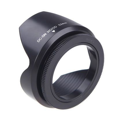 52mm Lens Hood for Cameras(Screw Mount)(Black) - Camera Accessories by buy2fix | Online Shopping UK | buy2fix