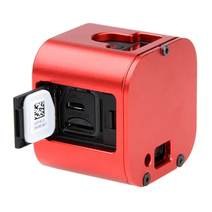 Housing Shell CNC Aluminum Alloy Protective Cage with Insurance Back Cover for GoPro HERO5 Session /HERO4 Session /HERO Session(Red) - DJI & GoPro Accessories by buy2fix | Online Shopping UK | buy2fix