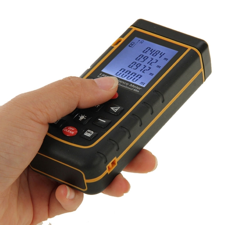 RZ-A40 1.9 inch LCD 40m Hand-held Laser Distance Meter with Level Bubble - Consumer Electronics by buy2fix | Online Shopping UK | buy2fix