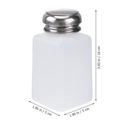 200ml Push Down Alcohol and Liquid Container Bottle(White) - Others by buy2fix | Online Shopping UK | buy2fix