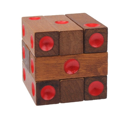 Educational Wooden Dice Pile-up Puzzle Brick Toy - Math Toys by buy2fix | Online Shopping UK | buy2fix