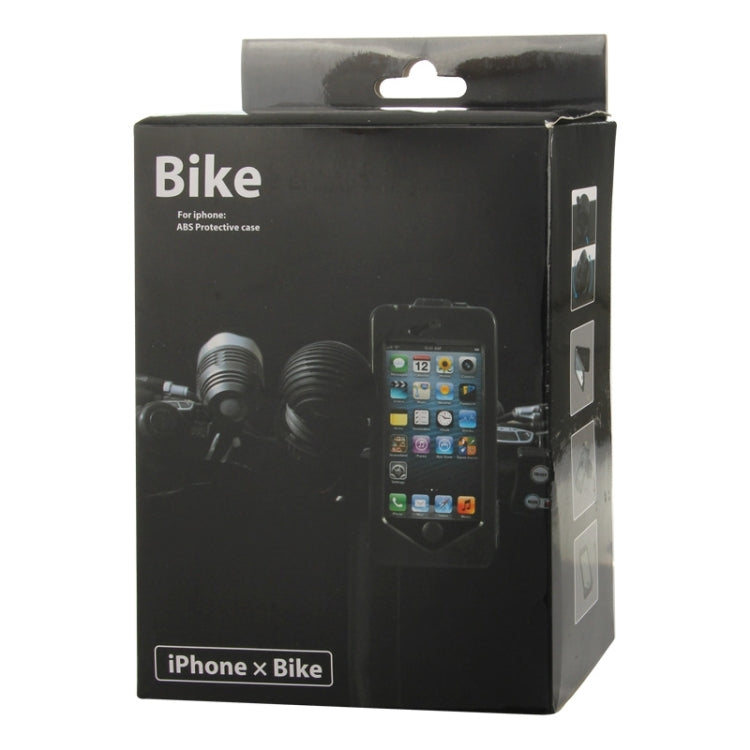 360 Degree Rotation 3 Layer (Plastic + Touch Panel Screen + Silicone Tray) Combination Bicycle Holder for iPhone 5 & 5S - Holders by buy2fix | Online Shopping UK | buy2fix