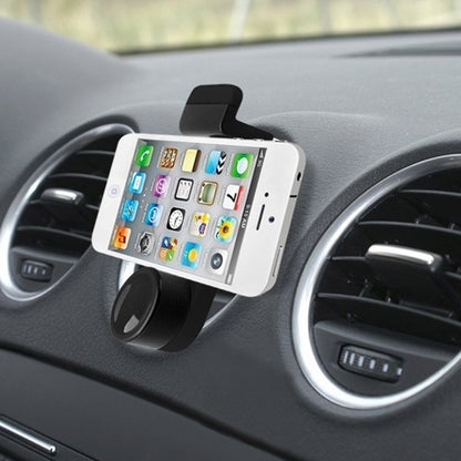 Portable Air Vent Car Mount Holder, For iPhone, Galaxy, Sony, Lenovo, HTC, Huawei, and other Smartphones (White + Grey)(White) - Car Holders by buy2fix | Online Shopping UK | buy2fix