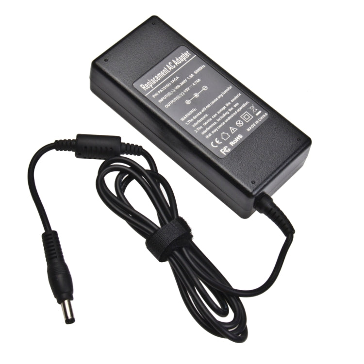 PA-1750-04 19V 4.74A Mini AC Adapter for Acer / HP / Asus / Toshiba Laptop, Output Tips: 5.5mm x 2.5mm(Black) - For Toshiba by buy2fix | Online Shopping UK | buy2fix