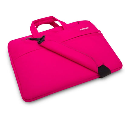 POFOKO 12 inch Portable Single Shoulder Laptop Bag for Laptop(Magenta) - 12.1 inch by POFOKO | Online Shopping UK | buy2fix