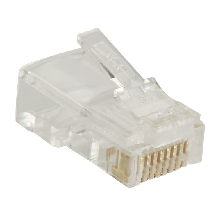 100 PCS High-Performance RJ45 Connector Modular Plug, Gold: 3u 3 Feet - Lan Cable and Tools by buy2fix | Online Shopping UK | buy2fix