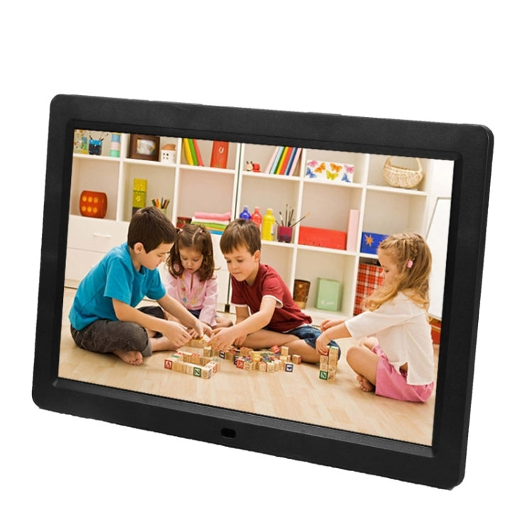12 inch LED Display Multi-media Digital Photo Frame with Holder & Music & Movie Player, Support USB / SD / Micro SD / MMC / MS / XD Card Input(Black) - Consumer Electronics by buy2fix | Online Shopping UK | buy2fix