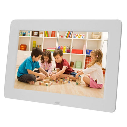 13 inch 1024 x 768 / 16：9 LED Widescreen Suspensibility Digital Photo Frame with Holder & Remote Control, Support SD / MicroSD / MMC / MS / XD / USB Flash Disk(White) - Consumer Electronics by buy2fix | Online Shopping UK | buy2fix