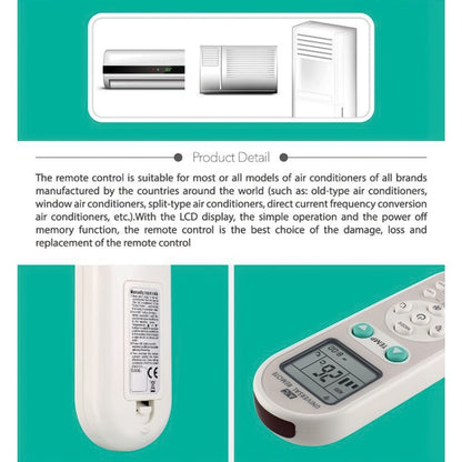 Chunghop Universal A/C Remote Control (Q-988E)(White) - Consumer Electronics by CHUNGHOP | Online Shopping UK | buy2fix