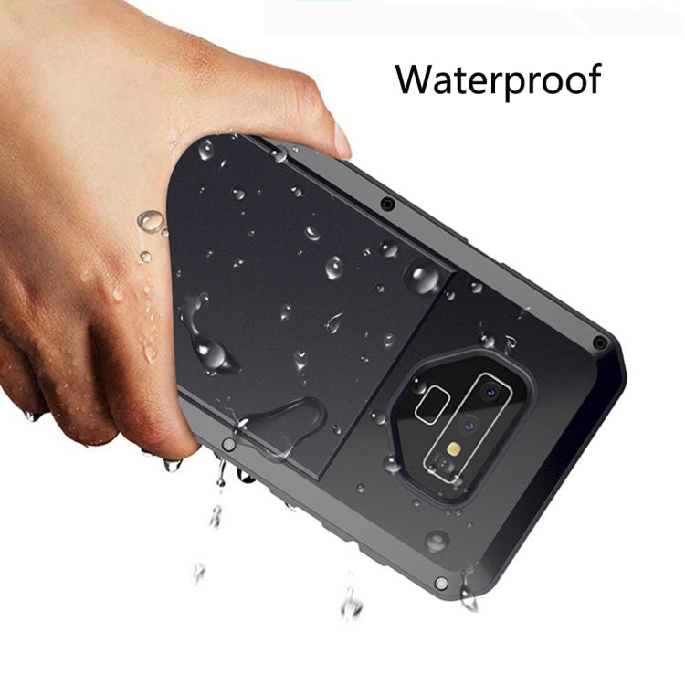 Metal Shockproof Daily Waterproof Protective Case for Galaxy Note 9(Black) - Samsung Accessories by buy2fix | Online Shopping UK | buy2fix