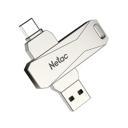 Netac U782C 32GB USB-C / Type-C + USB 3.0 360 Degrees Rotation Zinc Alloy Flash Drive OTG U Disk - USB Flash Drives by Netac | Online Shopping UK | buy2fix