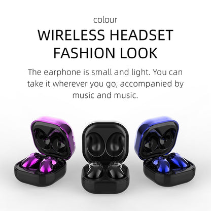 S6 Plus Bluetooth 5.0 TWS Touch Digital Display Mini Clock True Wireless Bluetooth Earphone with Charging Box(Black) - TWS Earphone by buy2fix | Online Shopping UK | buy2fix